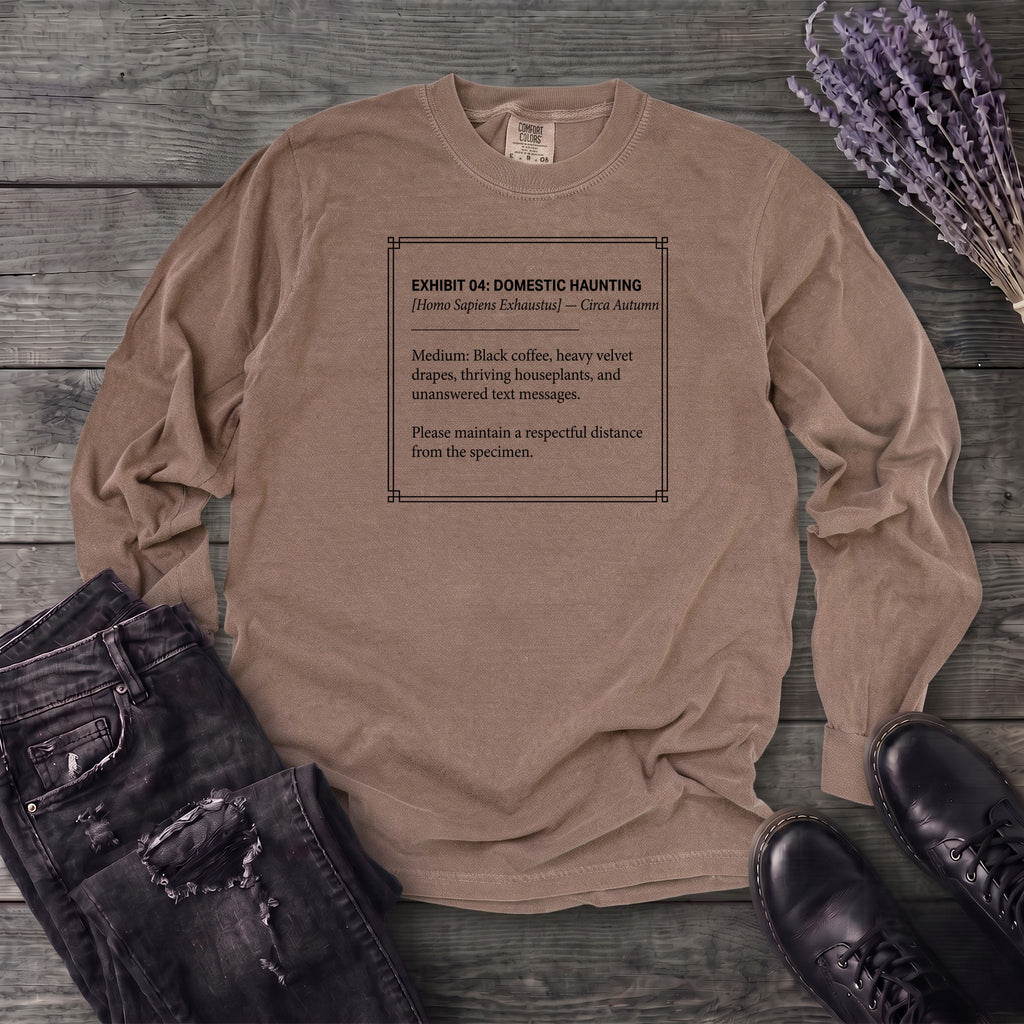 Museum Exhibit Card Long Sleeve T-Shirt