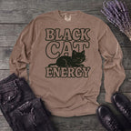 Black Cat Energy Long Sleeve T-Shirt