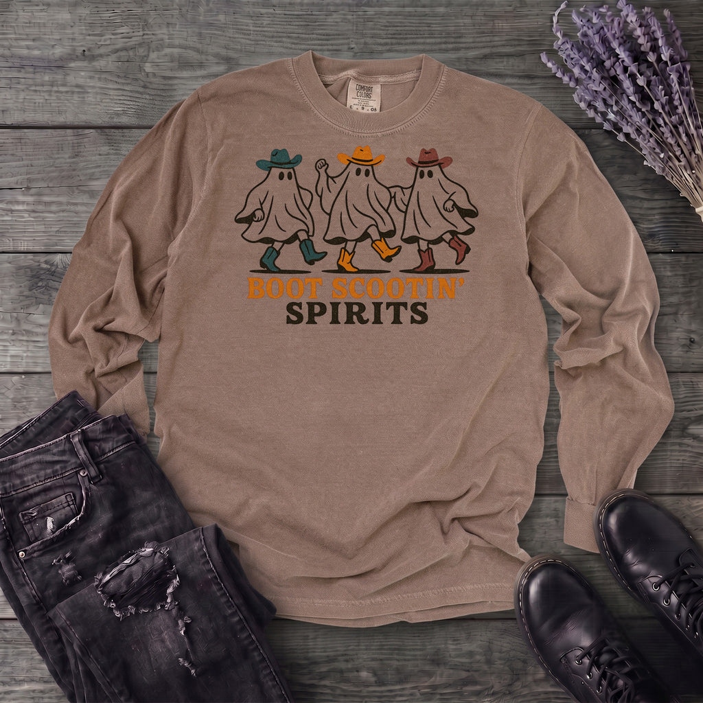 Boot Scootin Spirits Long Sleeve T-Shirt