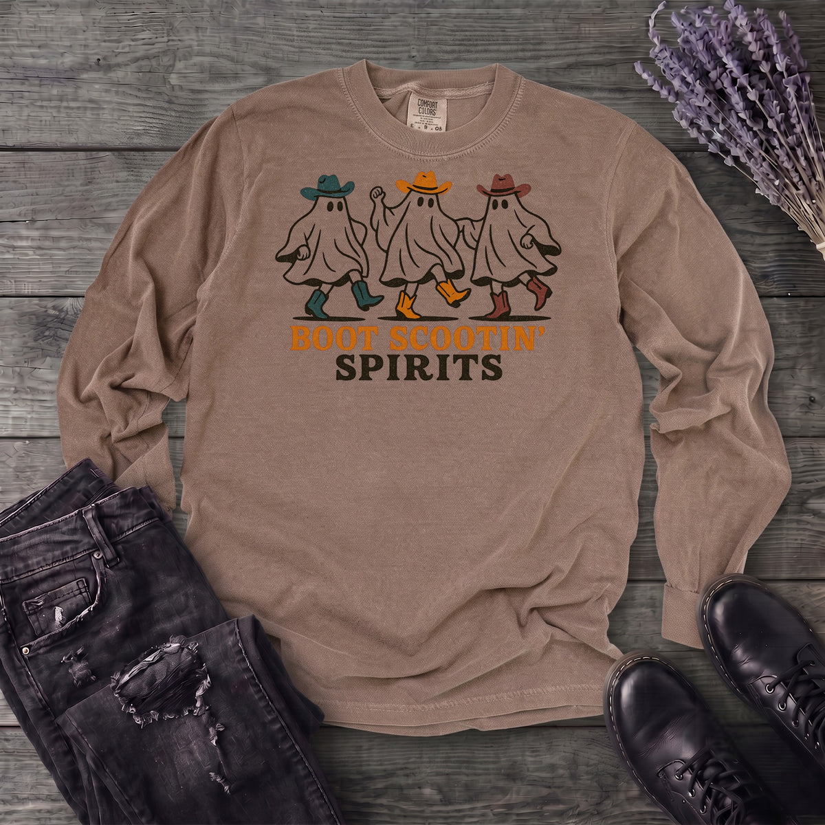 Boot Scootin Spirits Long Sleeve T-Shirt