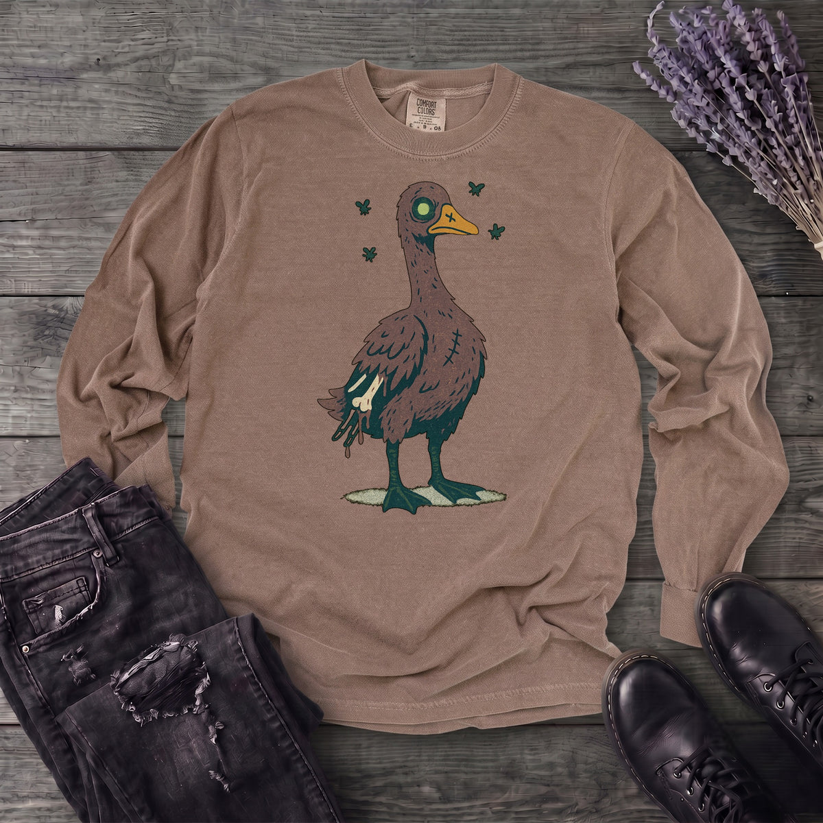 Zombie Goose Long Sleeve T-Shirt