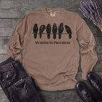 Murder In Progress Six Crows Long Sleeve T-Shirt