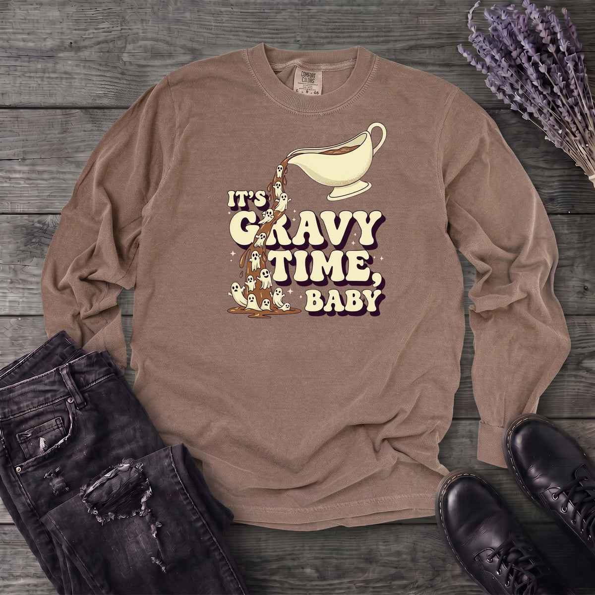 Its Gravy Time Baby Long Sleeve T-Shirt