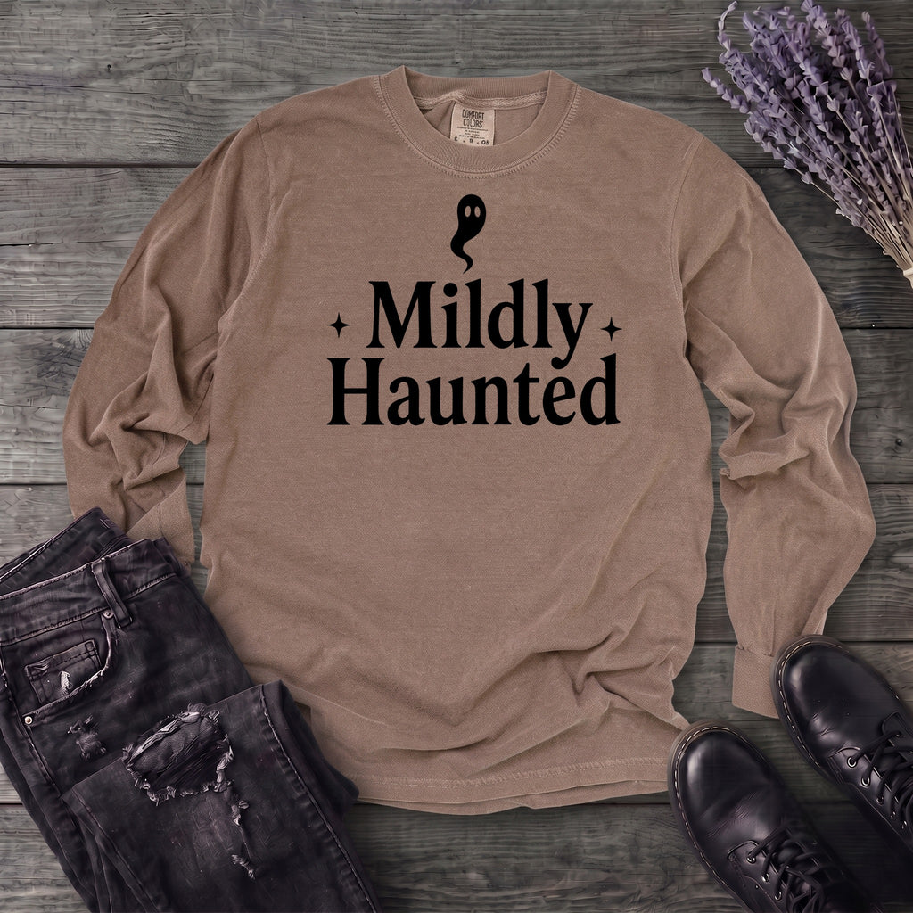 Mildly Haunted Long Sleeve T-Shirt