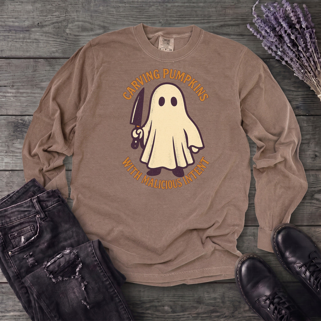 Carving With Malicious Intent Long Sleeve T-Shirt