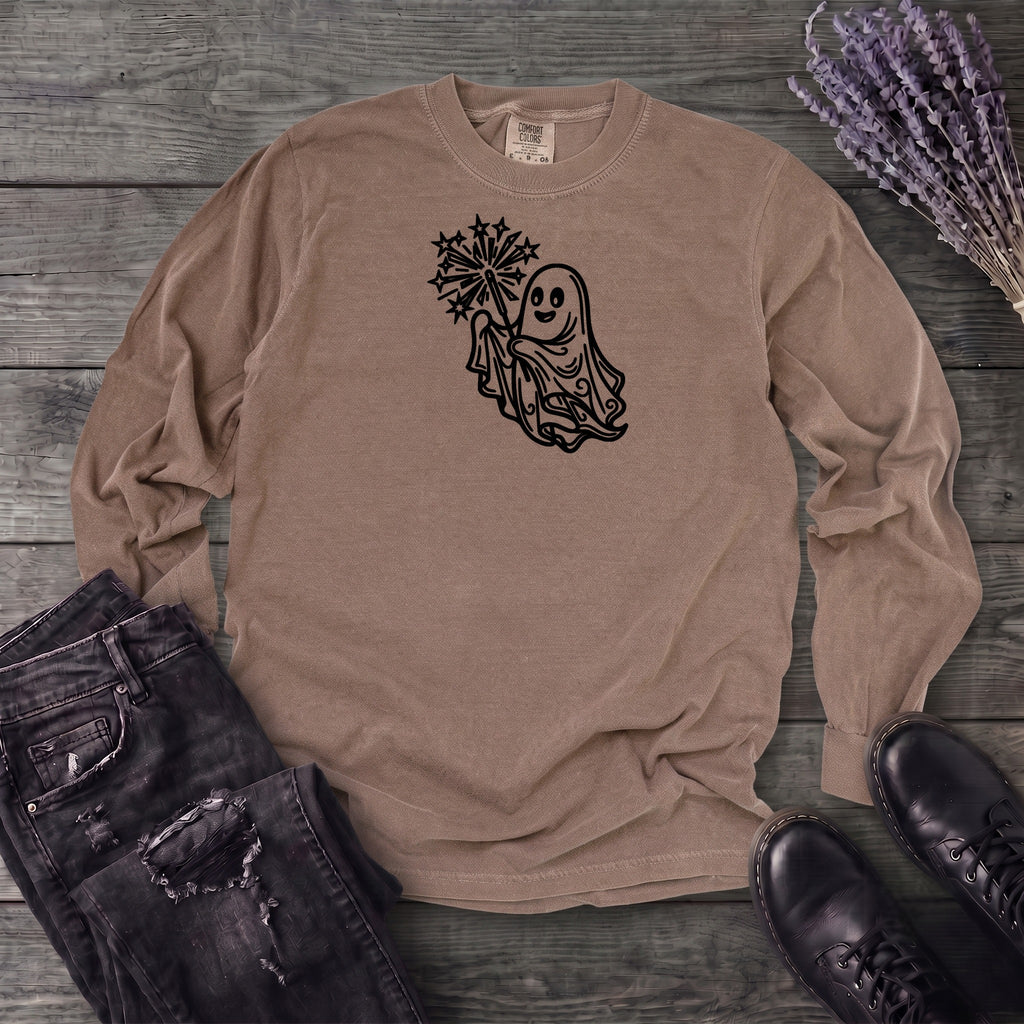 Ghost Sparkler Long Sleeve T-Shirt