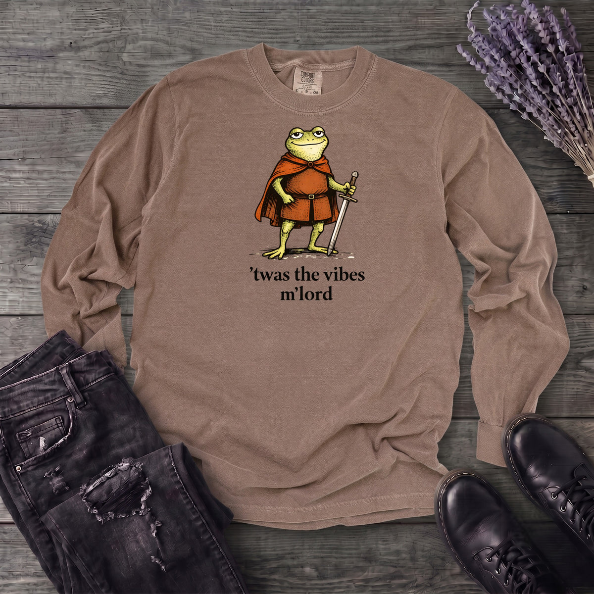 Twas The Vibes Long Sleeve T-Shirt