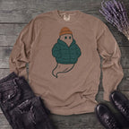 Puffer Coat Ghost Long Sleeve T-Shirt