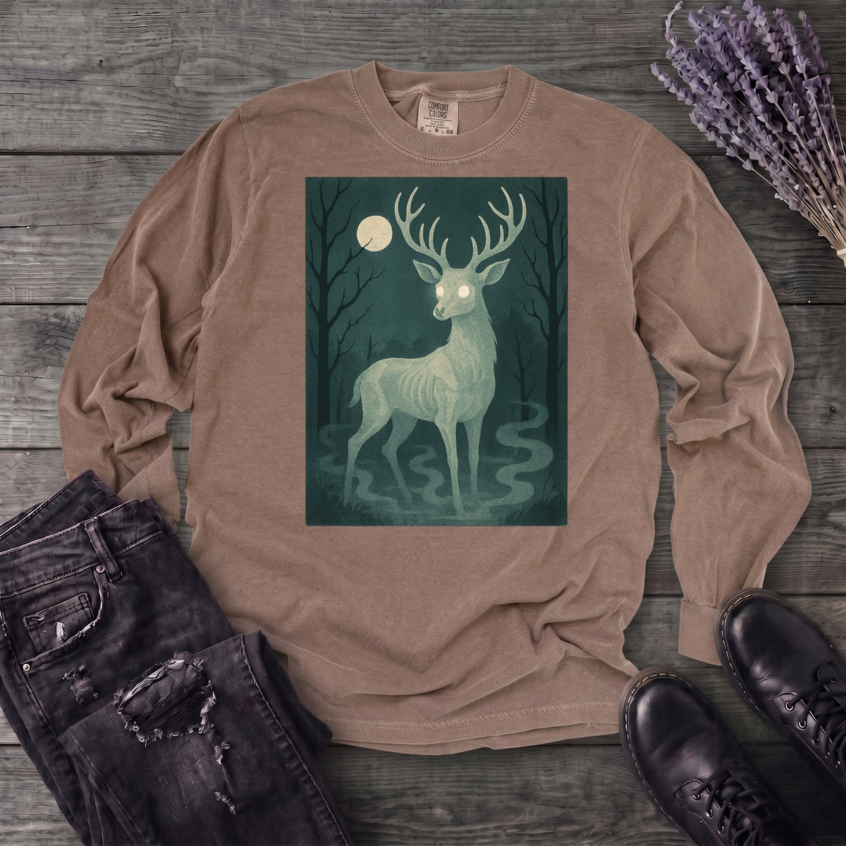 Woodland Spirits Stag Long Sleeve T-Shirt