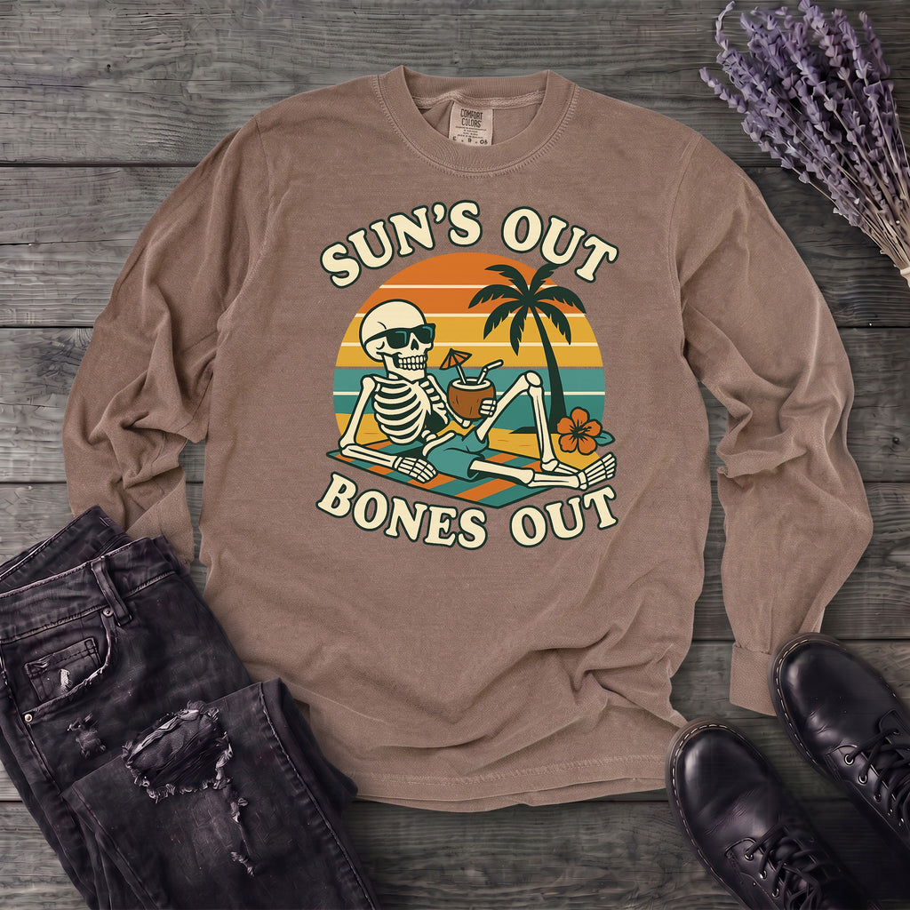 Suns Out Bones Out Long Sleeve T-Shirt