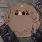 Black Cat Costume Party Long Sleeve T-Shirt