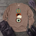 Mid Century Pumpkins Long Sleeve T-Shirt