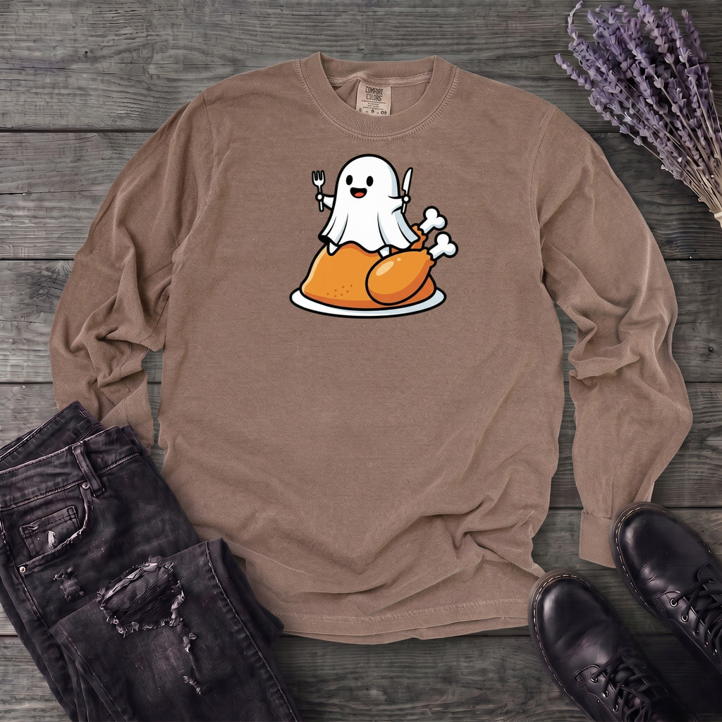 Ghost On Turkey Long Sleeve T-Shirt