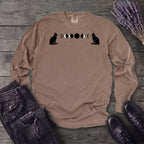 Cat Moon Phases Long Sleeve T-Shirt