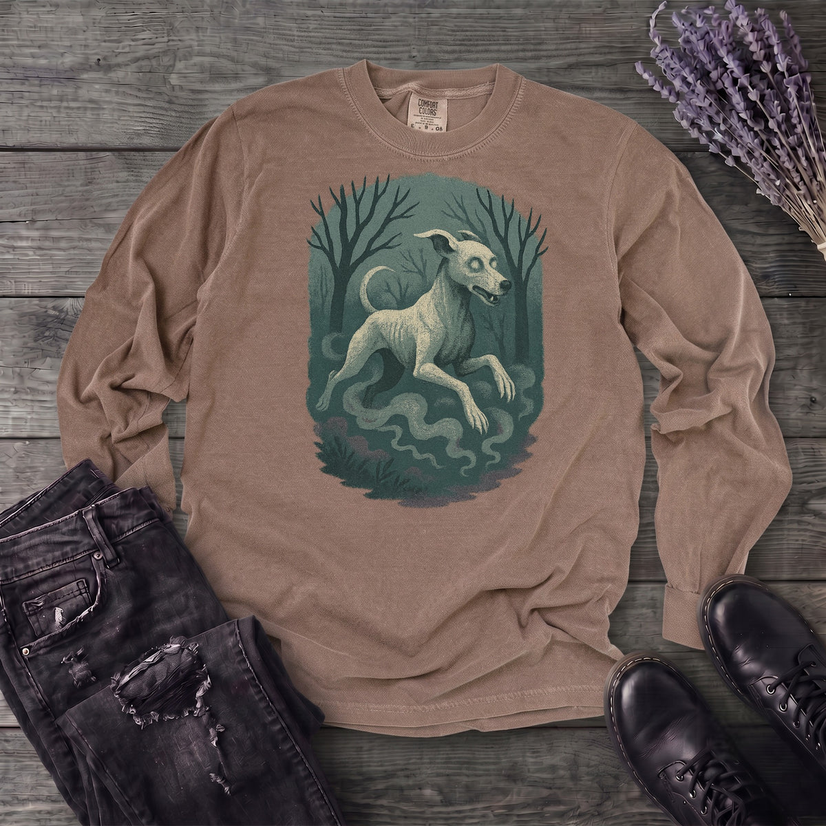 Woodland Spirits Hound Long Sleeve T-Shirt