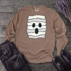 Fabric Strip Ghost Long Sleeve T-Shirt
