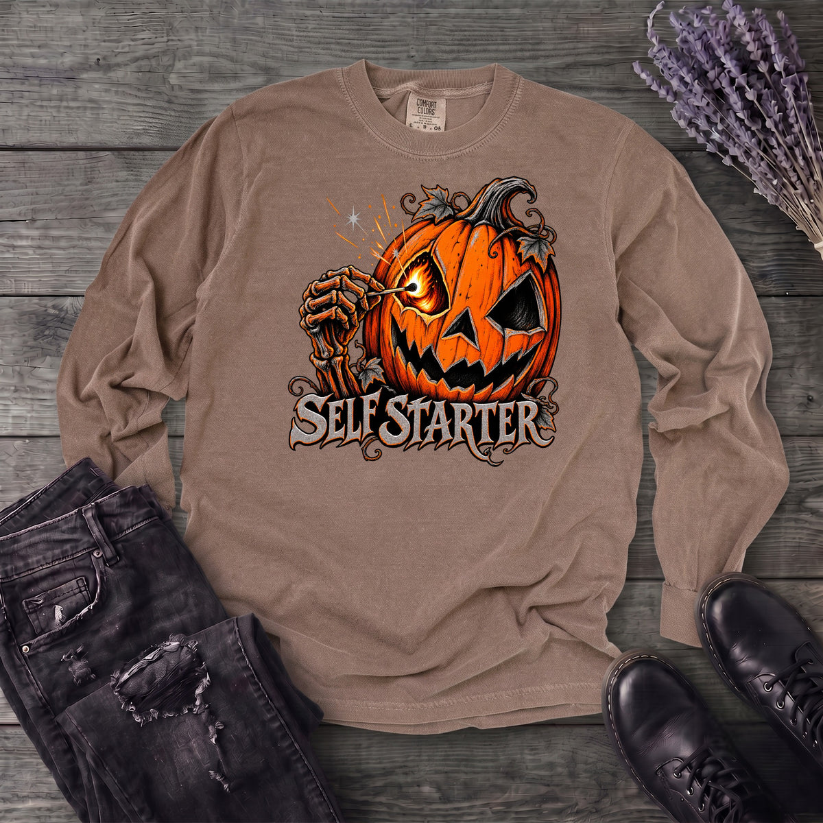 Self Starter Long Sleeve T-Shirt