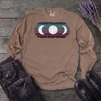 Grunge Moon Phase Trio Long Sleeve T-Shirt