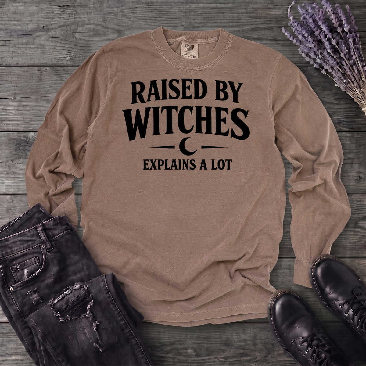 raised by witches Long Sleeve T-Shirt