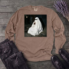sheet ghost iced coffee curb meme Long Sleeve T-Shirt