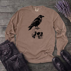 Classic Crow and Skull Long Sleeve T-Shirt