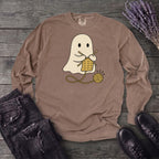 Knitting Ghost Long Sleeve T-Shirt