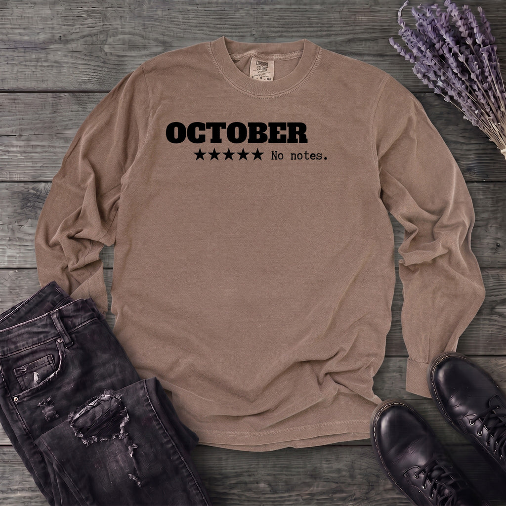 October Review Long Sleeve T-Shirt