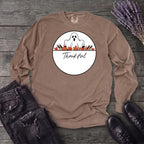 Ghost Thankful Badge Long Sleeve T-Shirt