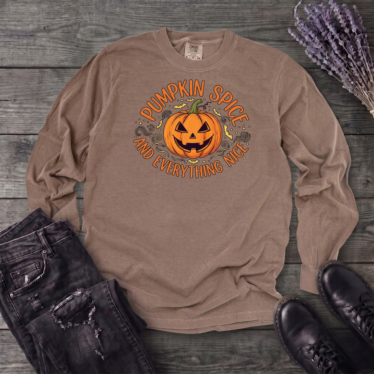 Pumpkin Spice And Everything Nice Long Sleeve T-Shirt