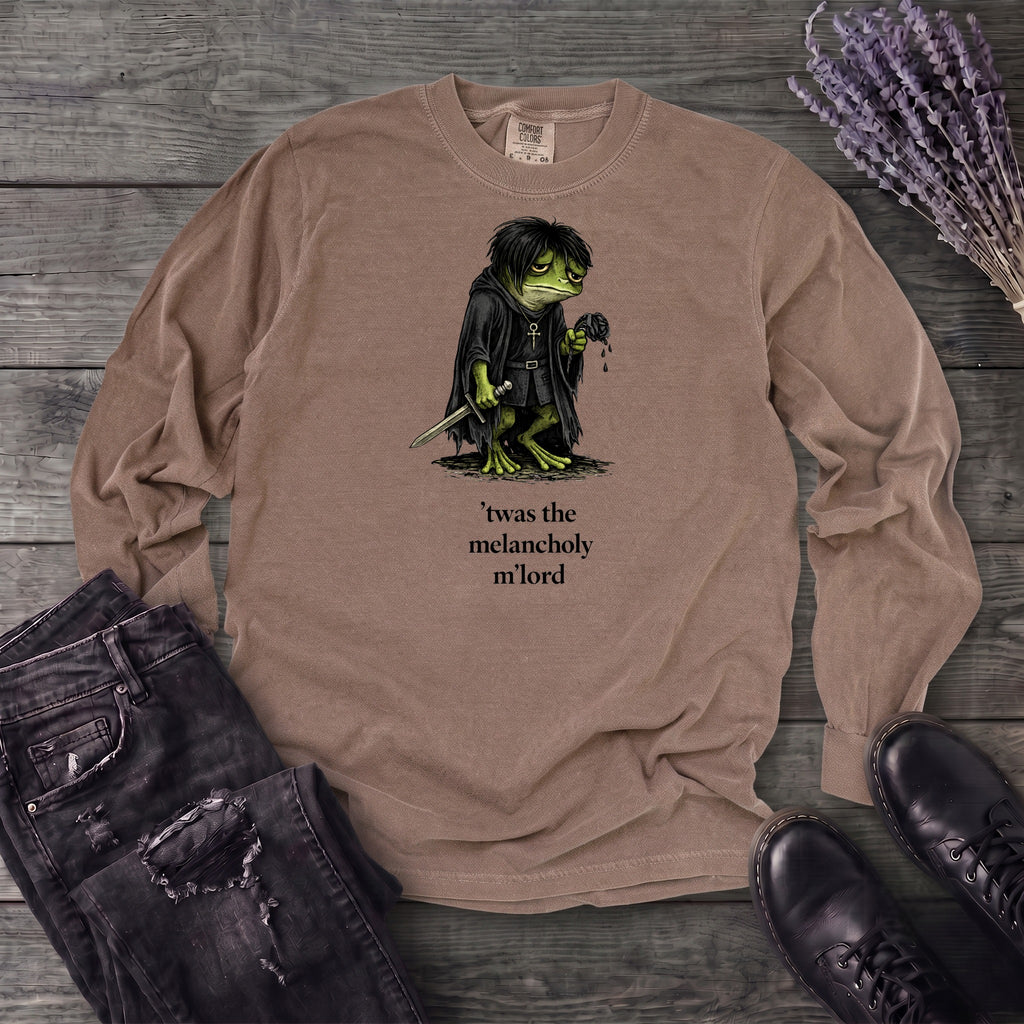Twas The Melancholy Long Sleeve T-Shirt