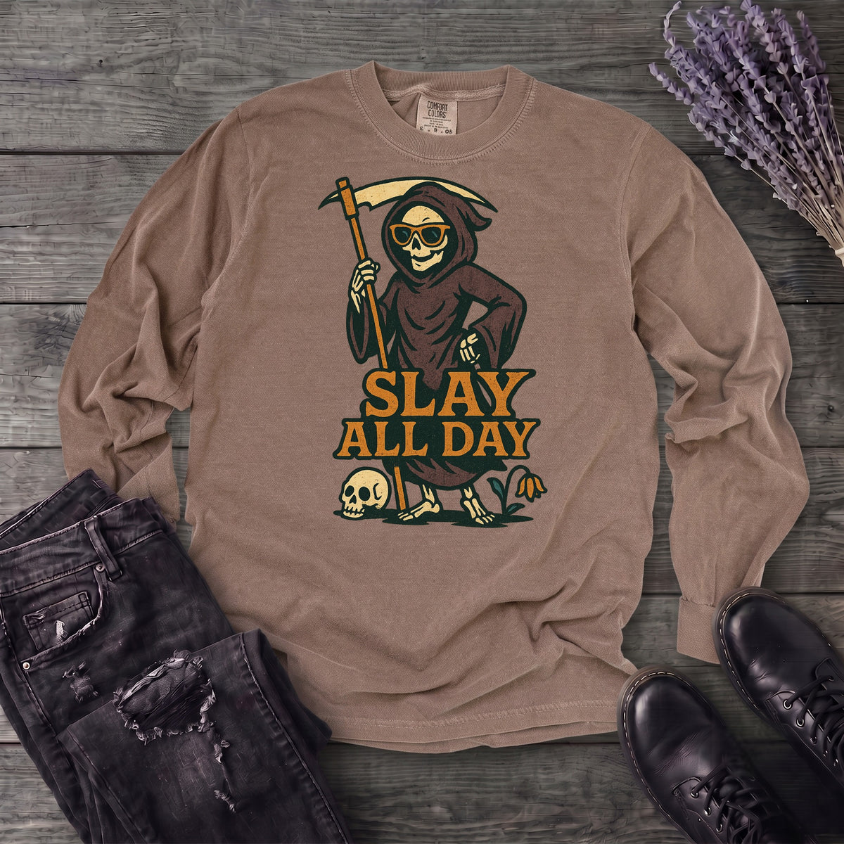 Slay All Day Long Sleeve T-Shirt