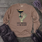 Eat Drink And Be Scary Long Sleeve T-Shirt