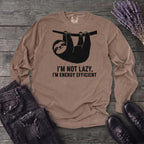 Im Not Lazy Im Energy Efficient Long Sleeve T-Shirt