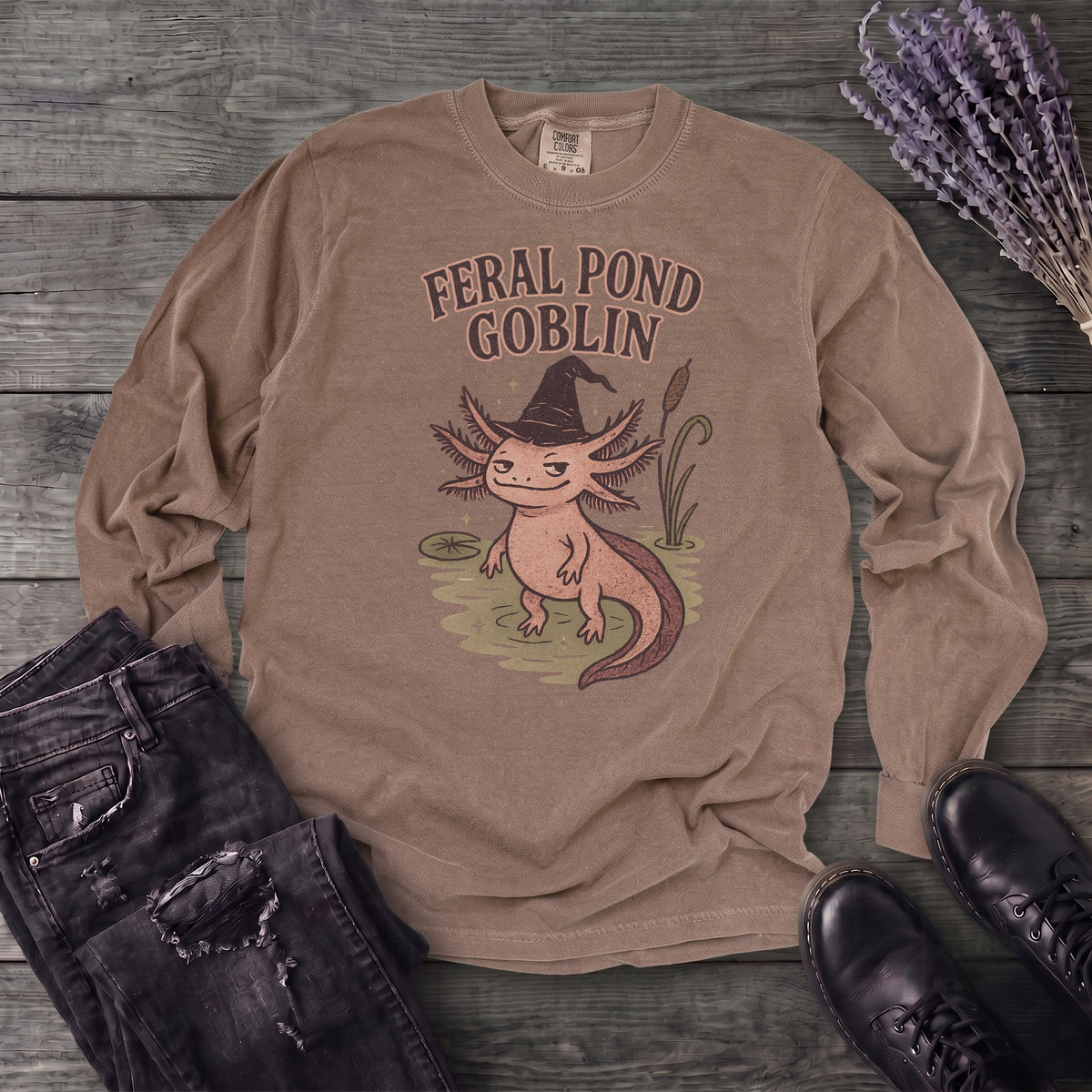 Feral Pond Goblin Long Sleeve T-Shirt