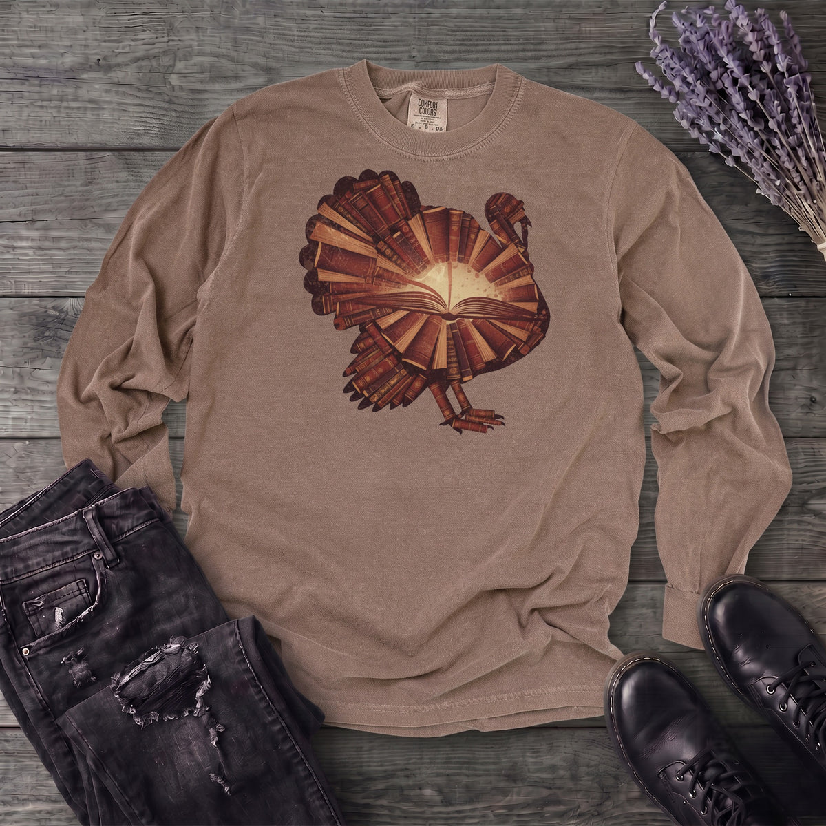 Turkey Books Long Sleeve T-Shirt