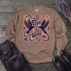 Free As The Wind Crows Long Sleeve T-Shirt