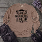 Mentally Somewhere Haunted Long Sleeve T-Shirt