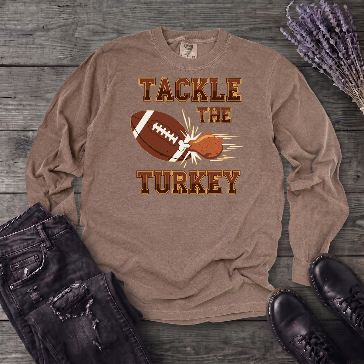 Tackle The Turkey Long Sleeve T-Shirt