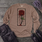 dripping rose Long Sleeve T-Shirt