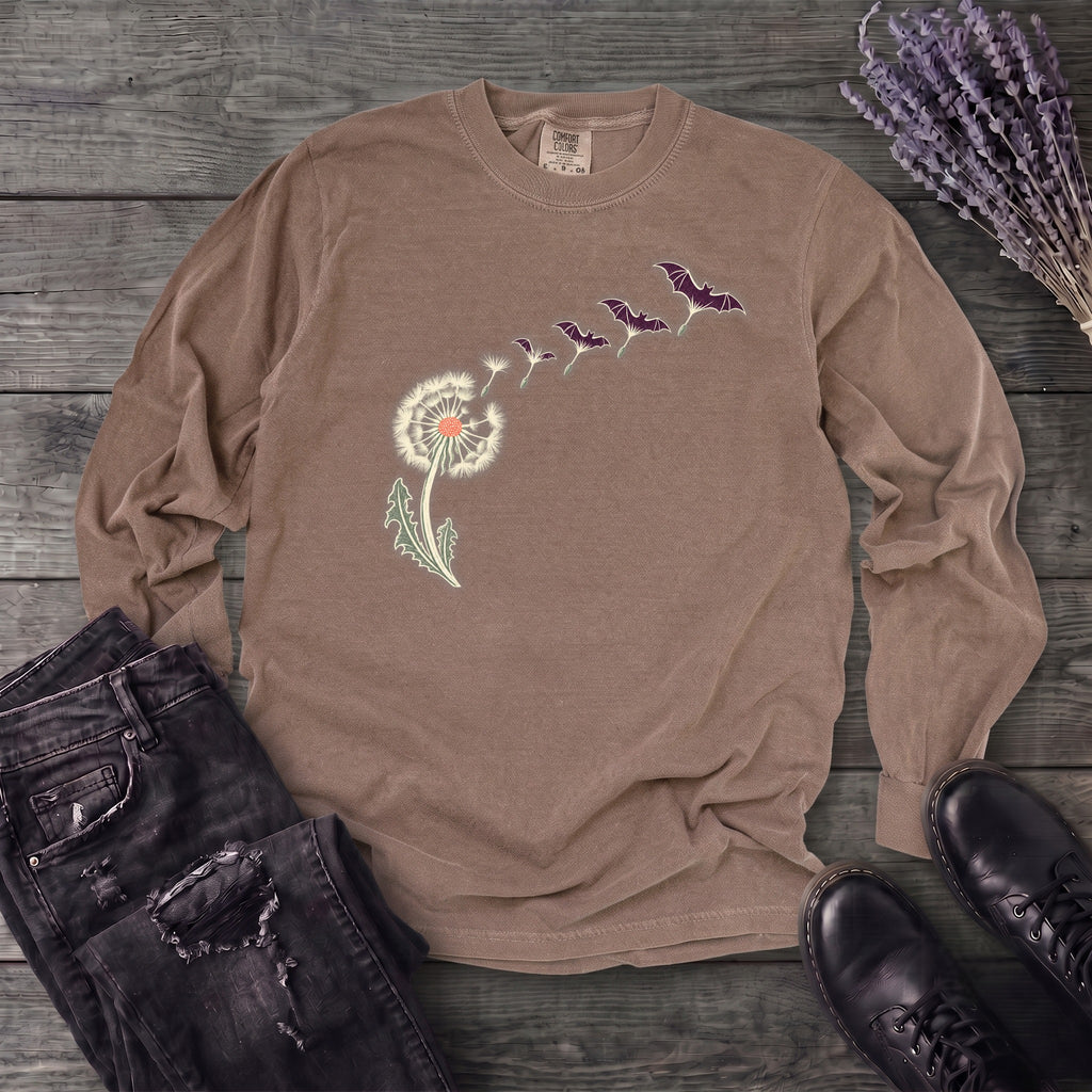 Dandelion Bats Long Sleeve T-Shirt