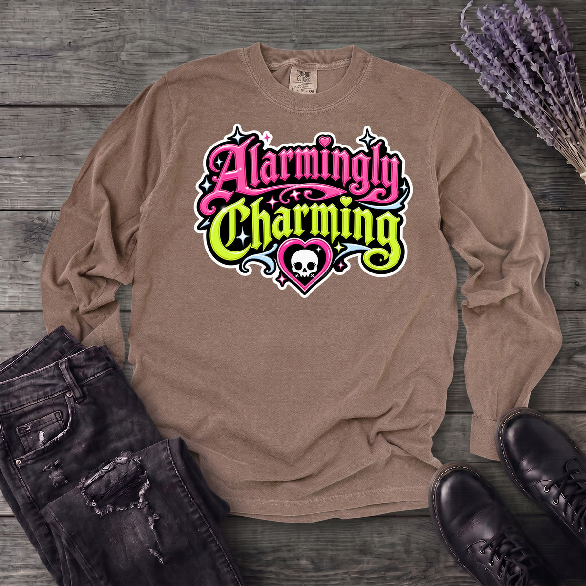 Alarmingly Charming Long Sleeve T-Shirt