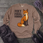 Foxy Feral Feminist Long Sleeve T-Shirt