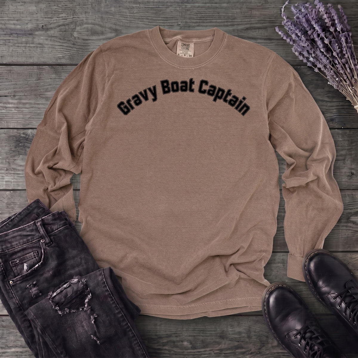 Gravy Boat Captain Long Sleeve T-Shirt