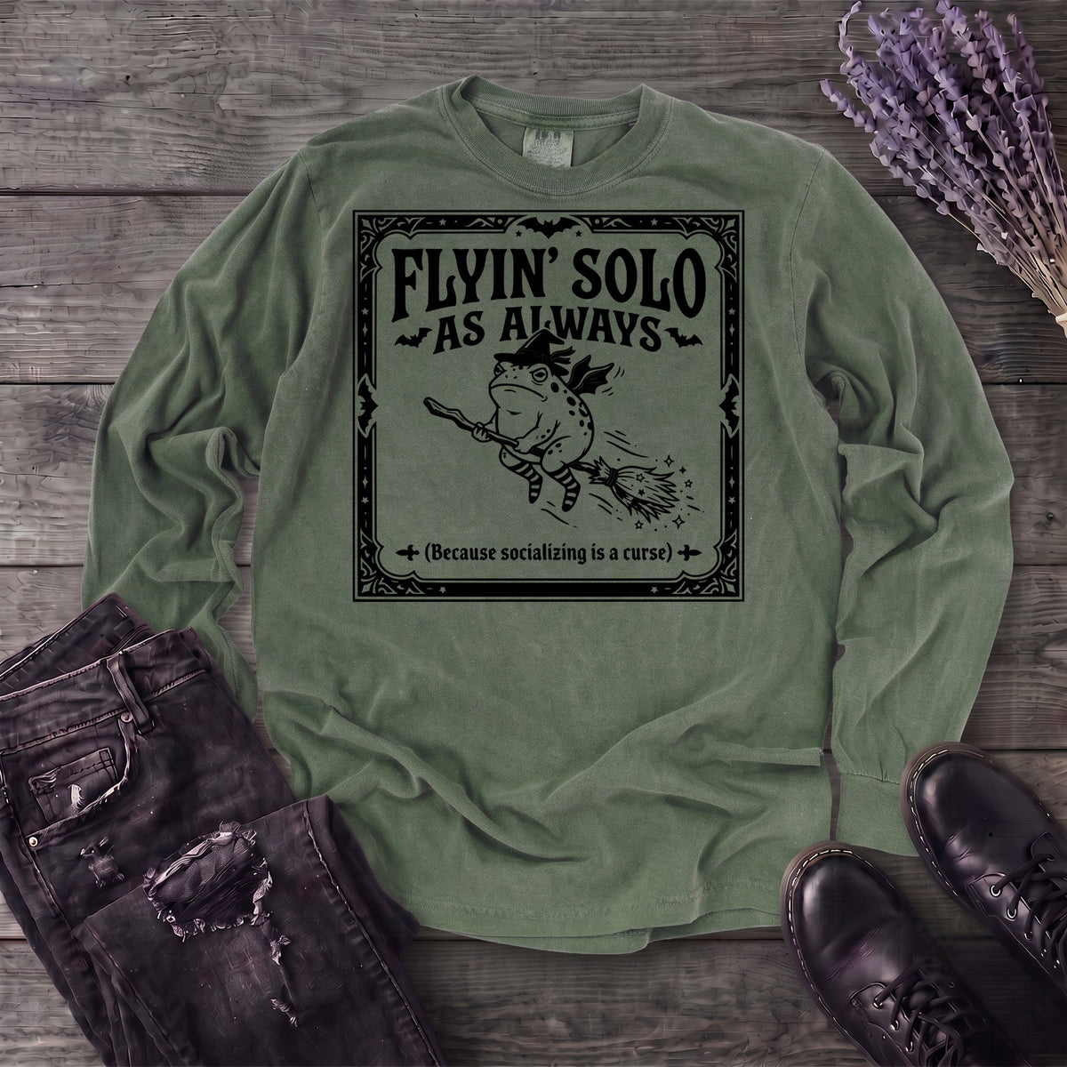 Flyin Solo Long Sleeve T-Shirt