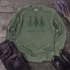 raised by witches minimal Long Sleeve T-Shirt