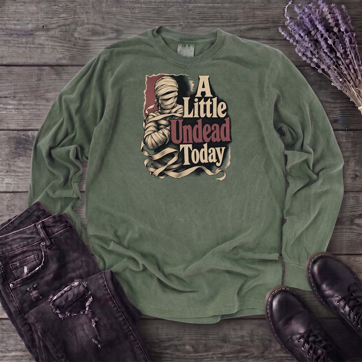 A Little Undead Today Long Sleeve T-Shirt