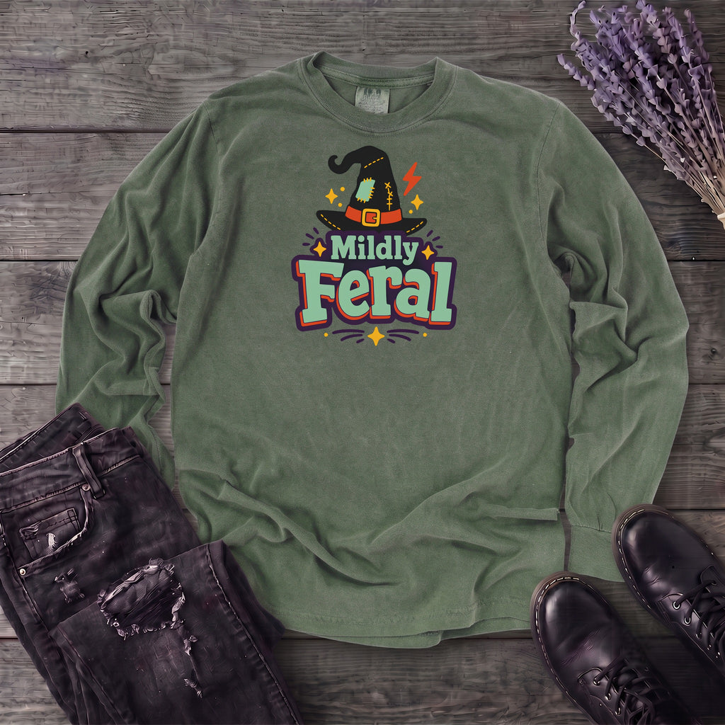 Mildly Feral Long Sleeve T-Shirt