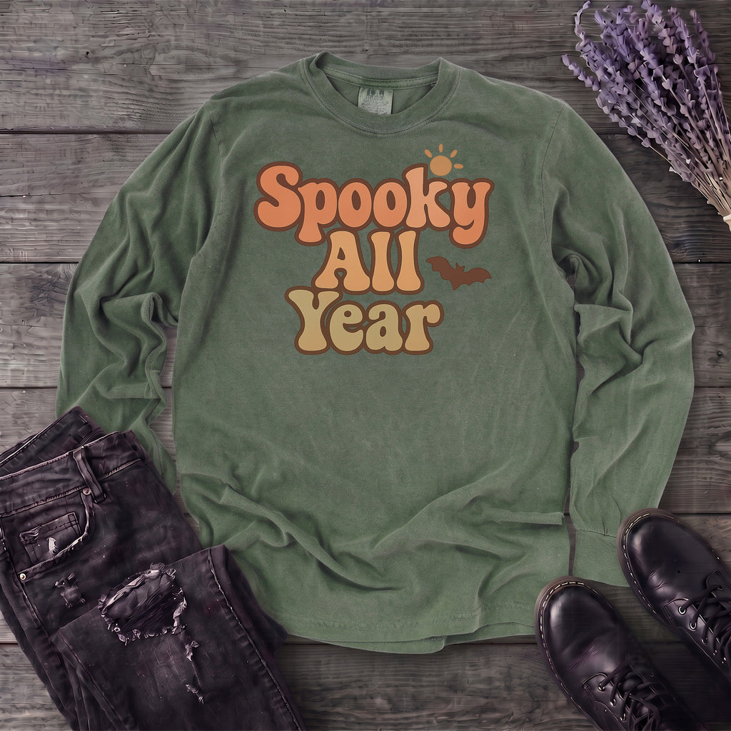 Spooky All Year Long Sleeve T-Shirt