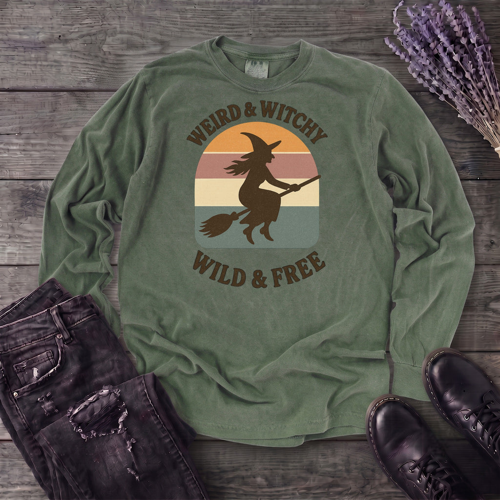 Weird Witchy Wild Free Long Sleeve T-Shirt