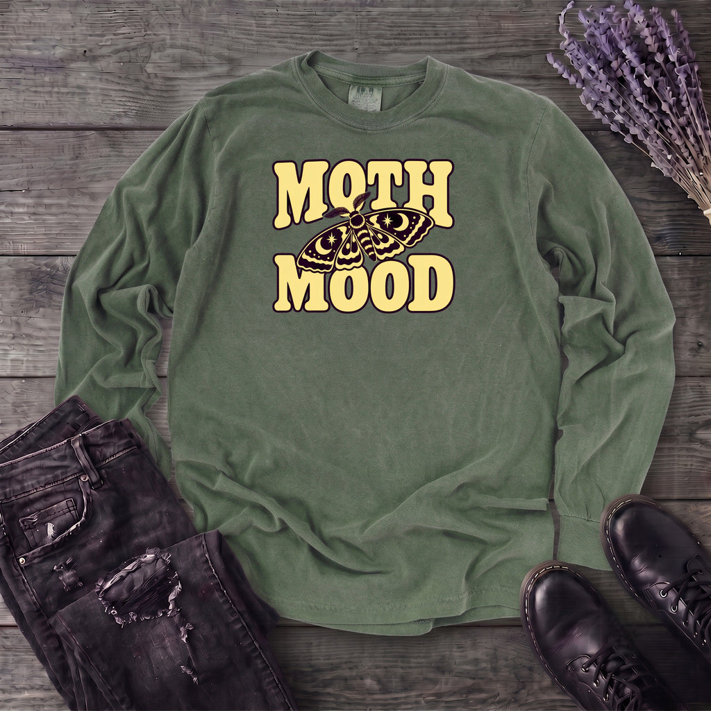 Moth Mood Long Sleeve T-Shirt